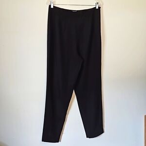 Tahari women's brown vintage High Waist Wide Leg Pants side zip size